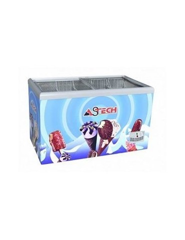 CONGELATEUR ASTECH VITRINE FH 400 HORIZONTAL 400 LITRES